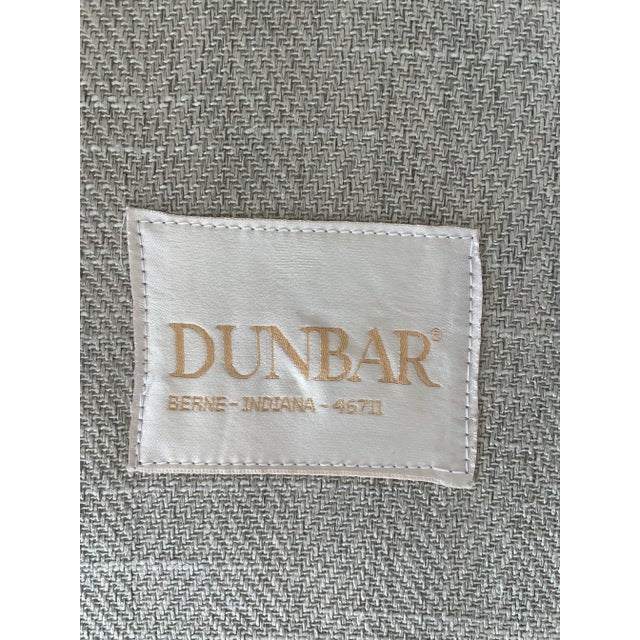 Linen Modern Dunbar Sculptural Lounge Chairs by Lydia dePolo and Jack Dunbar- a Pair For Sale - Image 8 of 9