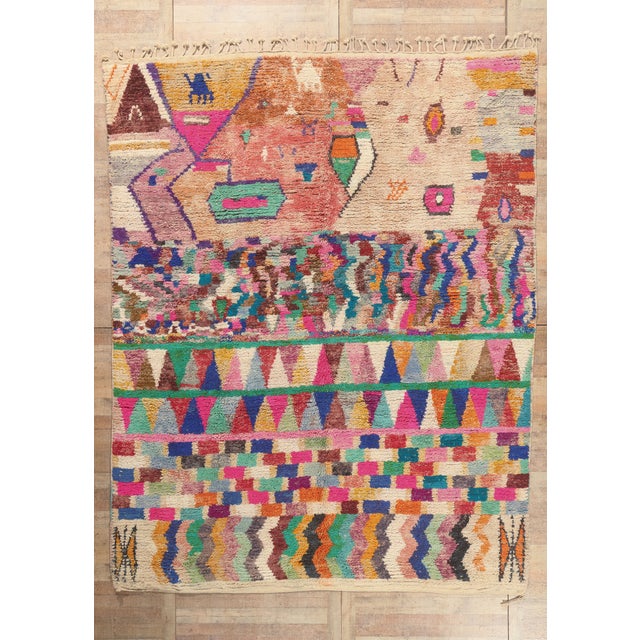 Contemporary Boujad Moroccan Rug, 10'02 X 12'09 For Sale - Image 10 of 10