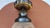 Pre-war brass plafond, lamp, celling lamps, dimensions: height 21,5 cm, diameter 11 cm, European Plug (up to 250V).The...