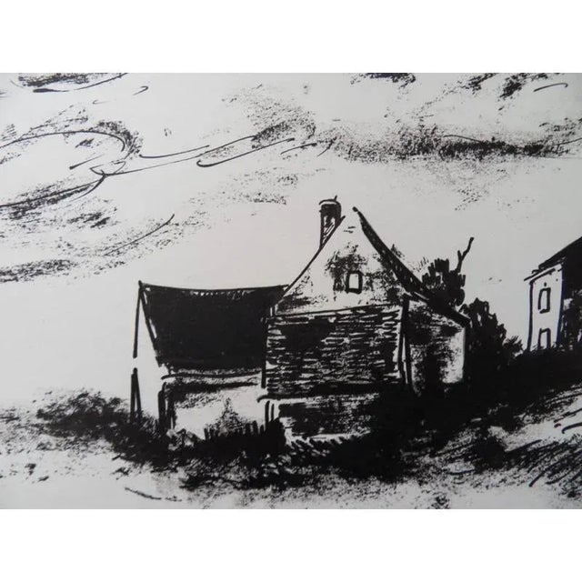 Maurice de Vlaminck Original Lithograph Signed in the plate 1958 Title: House in Beauce Dimensions: 22 x 27 cm Reference:...