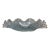 Vintage Indiana Glass Diamond Point Ruffled Candy Dish Ice Blue Tinted Pressed Glass For Sale
