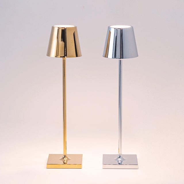 Contemporary Zafferano Poldina Micro Lamp, Glossy Gold For Sale - Image 3 of 4