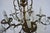 Mid-20th Century Spanish Cast Brass & Crystal Chandelier For Sale In Dallas - Image 6 of 8
