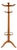 Art Deco Freestanding Coat Rack in Beech Wood by Enrico Castellani for Stella, 1940s For Sale