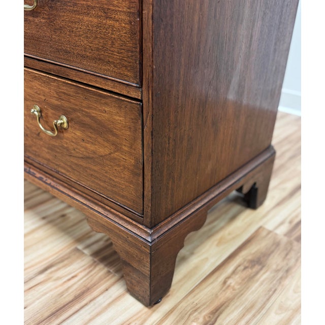 Antique English George III Mahogany Chest of Drawers For Sale - Image 15 of 17