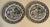 Blue Antique English Staffordshire Plates - Davenport Blue Willow Pagoda Pattern - Set of 5 For Sale - Image 8 of 11
