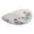 Mid-20th Century Dorothy Thorpe Curved Glass Floral Serving Platter For Sale