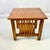 Wood 1990s Vintage Arts & Crafts Mission Oak Slatted Side Table, After Stickley. For Sale - Image 7 of 12