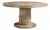 Rustic Modern Round Pedestal Dining Table For Sale
