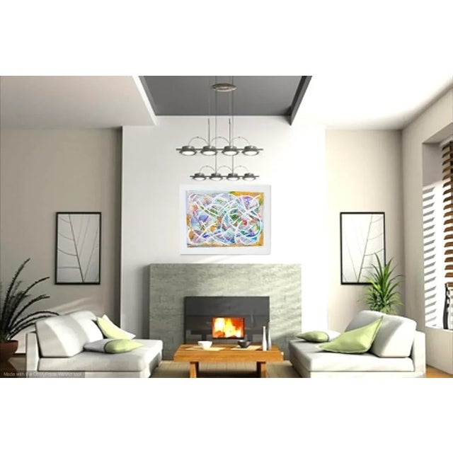 "Celebration" Contemporary Abstract Expressionist Mixed-Media Painting by Martha Holden For Sale In Los Angeles - Image 6 of 9