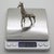 Vintage Italian Handmade Genuine Silver Detailed Giraffe Figurine Miniature For Sale - Image 9 of 10