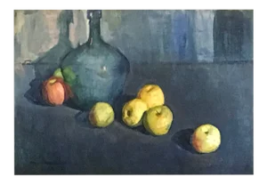 Felix Revello De Toro [1926-] Spanish Modernist Painter Table Top Still Life, 1962