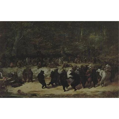 Artist: Paul Davis Title: The Bear Dance...Or Wall Street Jubilee Year: 1983 Signed: No Medium: Offset Lithograph Paper...