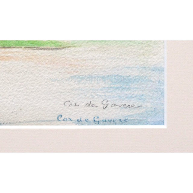 1930s Aromas California Pink and Gold Hills Landscape by Cor De Gavere Jolly Daubers For Sale - Image 5 of 5