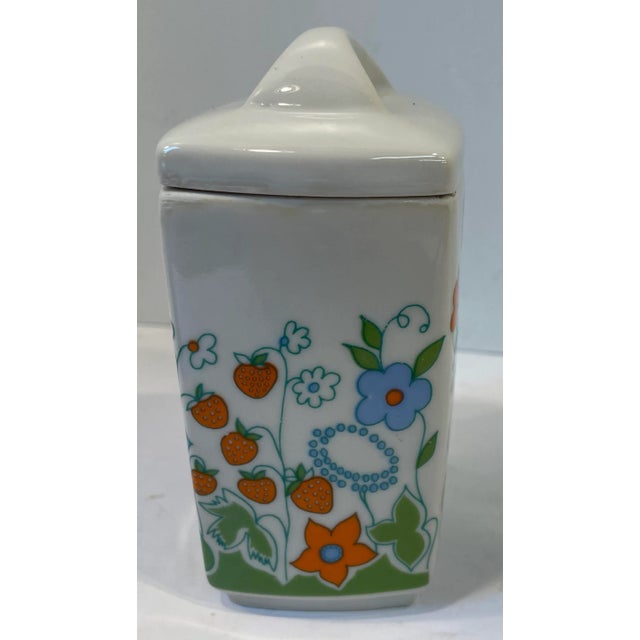 Mid Century Polish Ceramic Canister Jar For Sale - Image 4 of 7