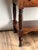 Wood Antique Federal Mahogany Two Drawer Work Stand With Lions Head Pulls C. 1820 For Sale - Image 7 of 11