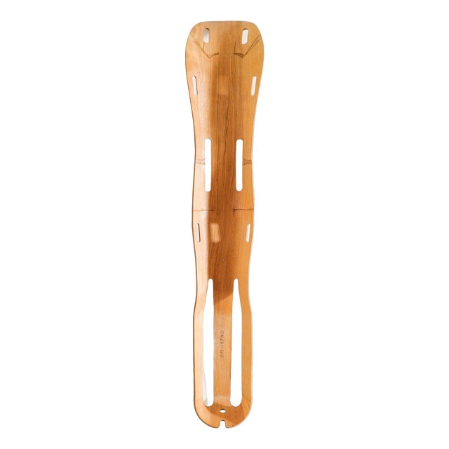 Mid-Century Wooden Leg Splint in Plywood by Charles & Ray Eames for Evans, USA, 1940s For Sale