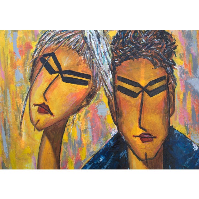 Natalia Vypritskaia, Together, Oil on Canvas For Sale - Image 4 of 12