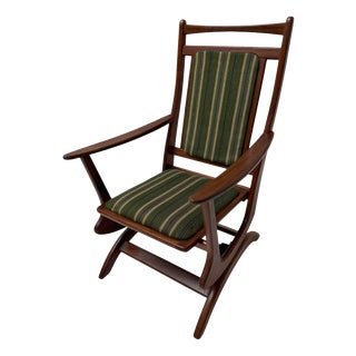 Mid-Century Modern Danish Rocking Chair in Teak, 1960s For Sale