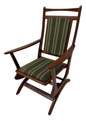 Mid-Century Modern Danish Rocking Chair in Teak, 1960s