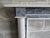 A 19 century white carter’s and bardiglio column and marble fireplace. The tapered polished columns terminating on a block...
