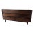 1960s Mid-Century Modern 6-Drawer Dresser – Dark Walnut For Sale