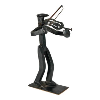 Homer Inness (American, 20th Century), 1970's Railroad Spike Folk Art Sculpture For Sale