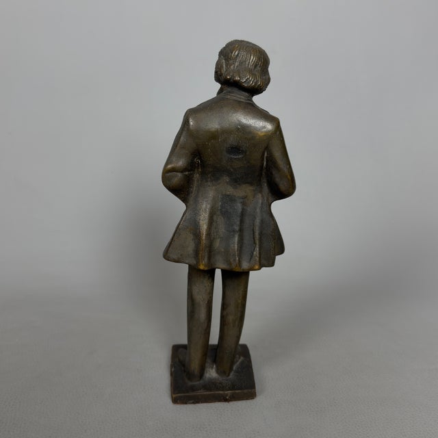 Bronze Full-Length Statue of Giuseppe Verdi, 20th Century For Sale - Image 3 of 12
