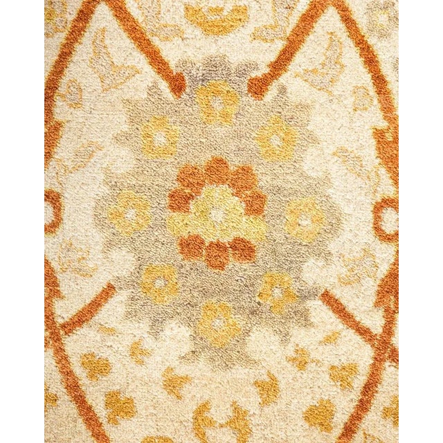 Traditional Mogul, One-of-a-Kind Hand-Knotted Area Rug in Ivory, 10' 4" x 14' 3" For Sale - Image 3 of 8