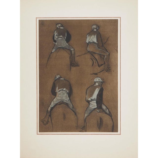 Edgar Degas, The Four Jockeys, Lithograph and Stencil For Sale - Image 5 of 5