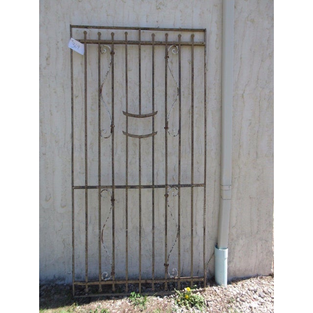 Antique Victorian Iron Gate For Sale In Philadelphia - Image 6 of 7