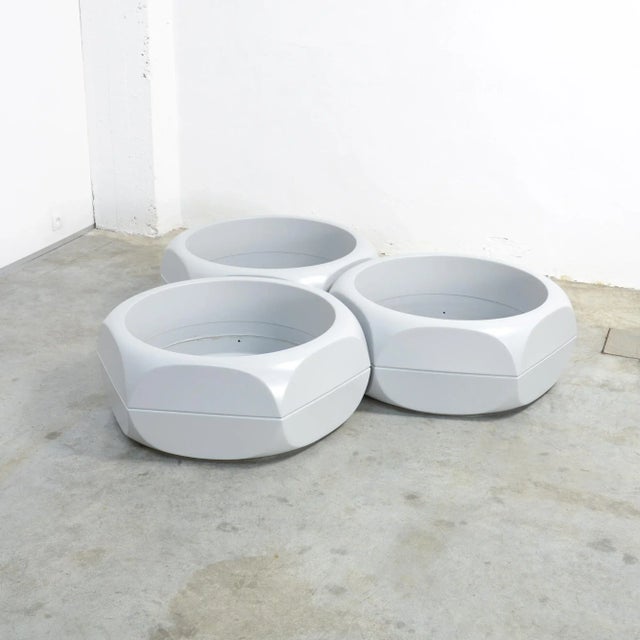 1970s Large Hexagonal Planter, 1970s For Sale - Image 5 of 13