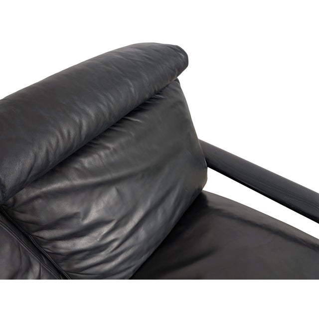 Black Hombre 2-Seater Sofa by Burkhard Vogtherr for Rosenthal For Sale - Image 8 of 15