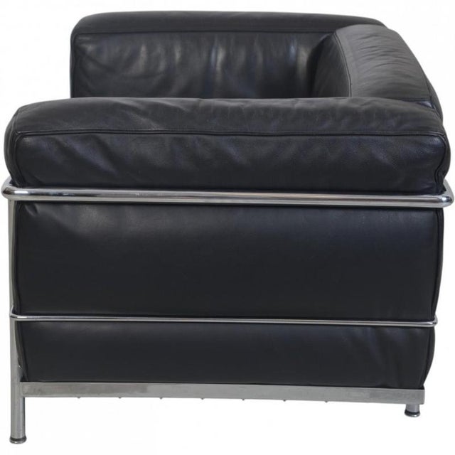 LC3 Chair in Black Leather by Le Corbusier, 2000s For Sale - Image 15 of 18