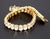 Modern 14k Yellow Gold Tennis Bracelet For Sale - Image 3 of 4