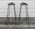 Arthur Umanoff 1960s Mid Century Modern Umanoff Style Wrought Iron Bar Stools - Set of 2 For Sale - Image 4 of 9