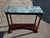 Vintage Regency-Style Console Table With Green Marble Top Attributed to Bombay Company For Sale - Image 12 of 12