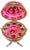 1880s Magnificent Moser Cranberry Glass Imperial Egg-Form Tantalus Service For Sale - Image 16 of 18