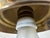 Metal Art Deco Pendant Light in Marbled Rose Opaline and Brass, 1930s For Sale - Image 7 of 14