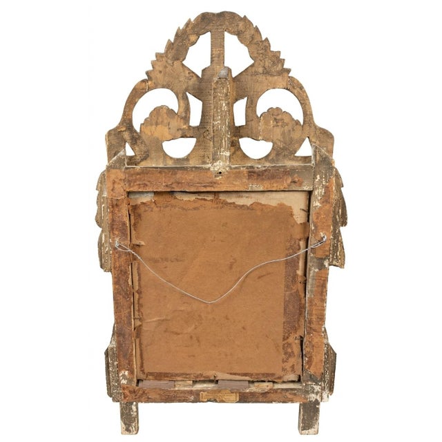 Louis XVI Giltwood Wedding Mirror For Sale - Image 5 of 9