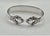 1950s 1950s Georg Jensen Sterling Silver Napkin Ring, Danish Scroll & Foliate Design, Set of 10 Available — Sold Individually For Sale - Image 5 of 12