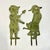 1950s Vintage Arts & Crafts Rustic European French Garden Ornaments, Kid Silhouettes - A Pair. For Sale - Image 14 of 15