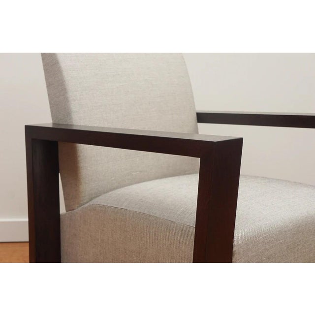 Not Yet Made - Made To Order Paris Lounge Chair with Expresso Finish For Sale - Image 5 of 6