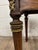 Vintage French Louis XVI Style Harp Back Lyre Back Bronze Ormulu Dining Chairs For Sale - Image 9 of 14