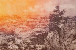 Grand Canyon III, Roy Purcell Etching