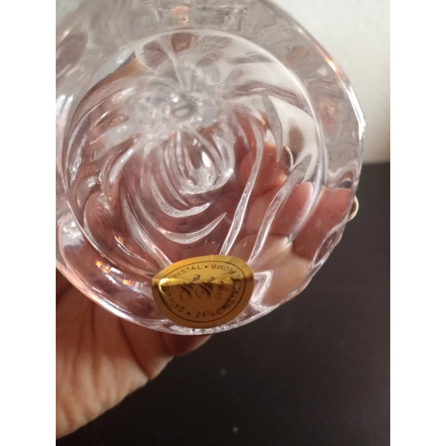 Contemporary Princess House Germany Lead Crystal Angel Figurine For Sale - Image 3 of 6