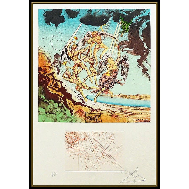 Message us to inquire about custom framing options! (Included for free with every purchase) The artwork is of impressive...