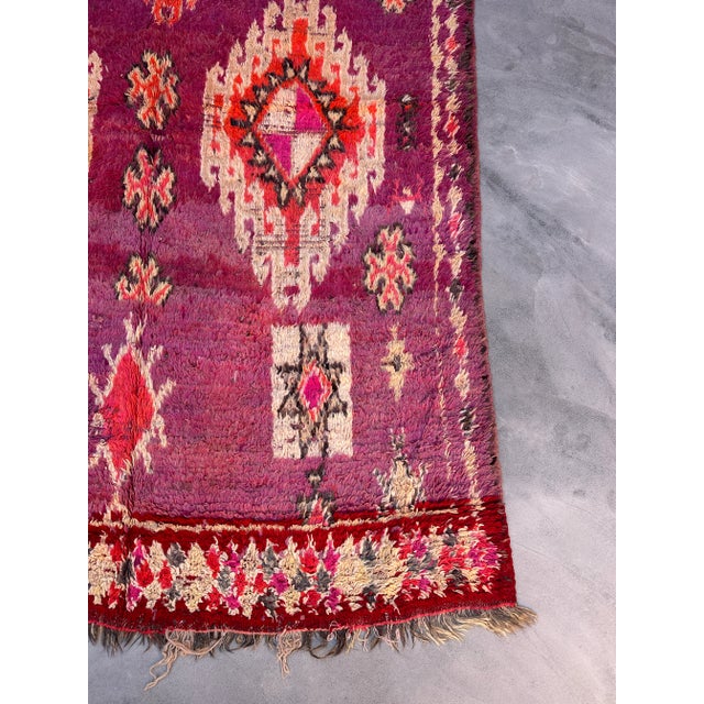 Mid-Century Modern 5x11 Vintage Moroccan Rug For Sale In Cleveland - Image 6 of 12