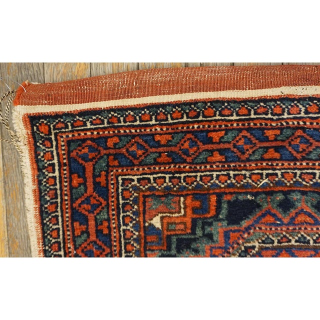 Early 20th Century S. Persian Double Saddle-Bag Carpet For Sale - Image 9 of 12