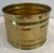 Mid-Century Modern Vintage Round 5.5” Brass Planter For Sale - Image 3 of 6
